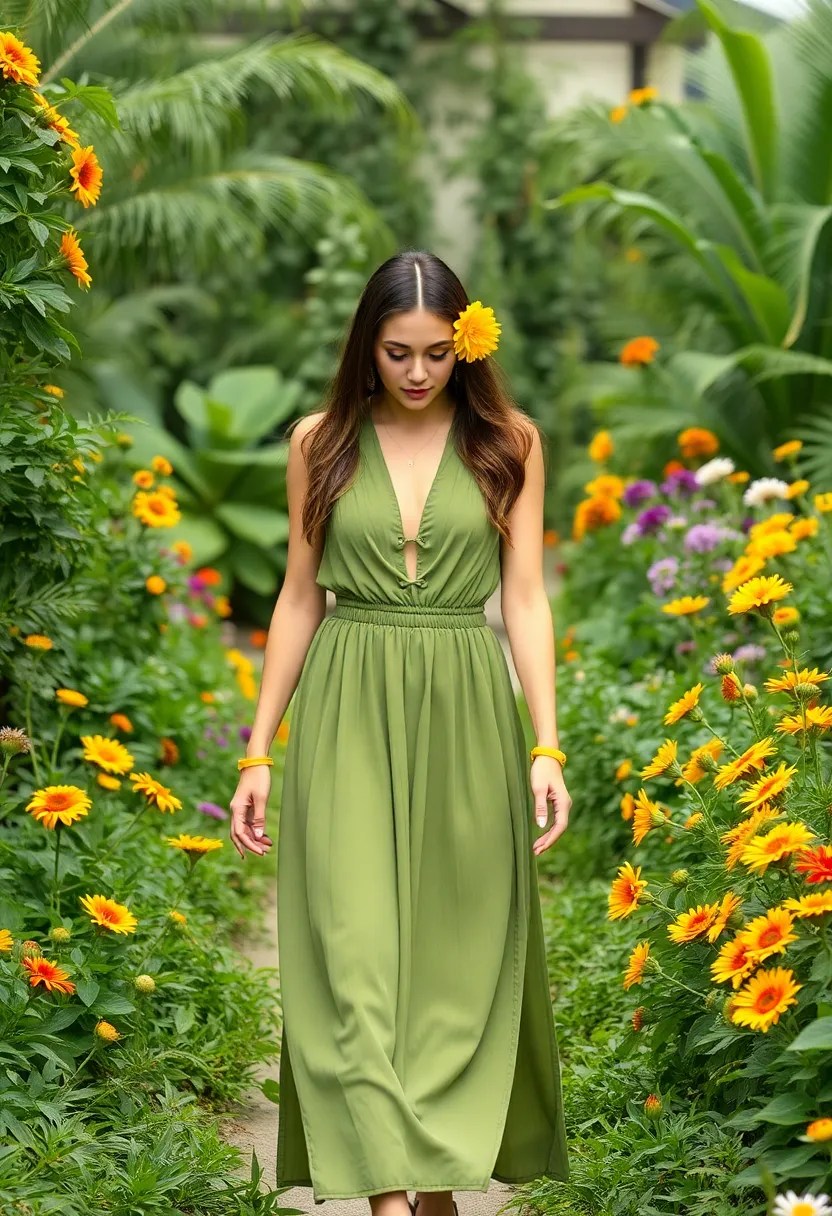 21 Vibrant Fashion Ideas That'll Make You Stand Out in Any Crowd! - 19. Nature-Inspired Colors